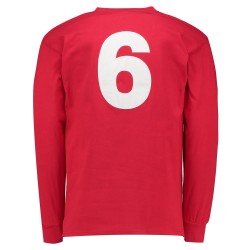 Kid's England 1966 Away World Cup Final Retro Long Sleeve Shirt #6