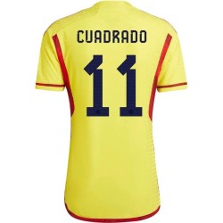 Juan Cuadrado #11 Colombia Home Jersey World Cup 2022