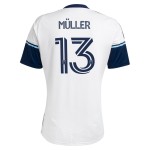 Men's Vancouver Whitecaps FC 2025 Home Shirt - Müller #13 Men's Vancouver Whitecaps FC 2025 Home Shirt - Müller #13