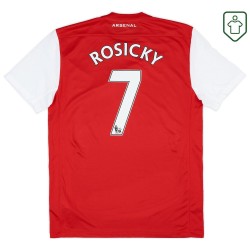 Men's Arsenal 2011/12 Home Retro Shirt Rosicky #7