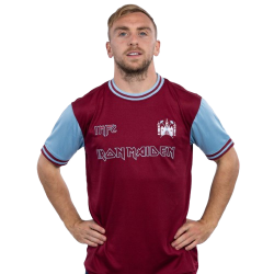 Men's West Ham United x Iron Maiden 50th Anniversary Shirt