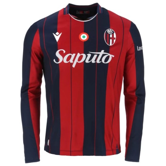 Kid's Bologna FC 2025/26 Home Long Sleeve Shirt