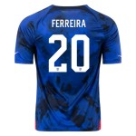 Jesus Ferreira #20 USMNT Away Jersey World Cup 2022