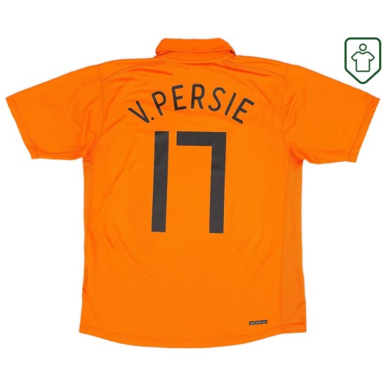 Men's Netherlands 2006/08 Home Retro Shirt V.Persie #17 Men's Netherlands 2006/08 Home Retro Shirt V.Persie #17