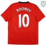 Men's Manchester United 2009/10 Home Retro Shirt Rooney #10 Men's Manchester United 2009/10 Home Retro Shirt Rooney #10