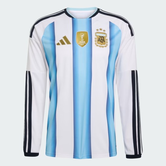 Women's Argentina 2026 Home World Cup Long Sleeve Shirt