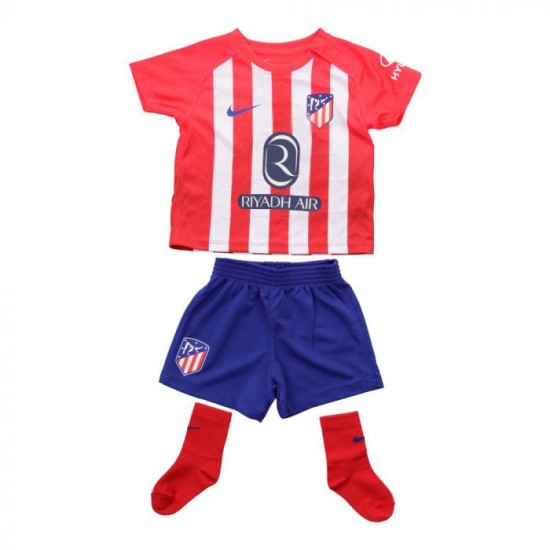 Kid's Atletico Madrid 2023/24 Home Kit Kid's Atletico Madrid 2023/24 Home Kit