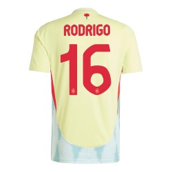 Rodrigo #16 Spain Away Jersey EURO 2024