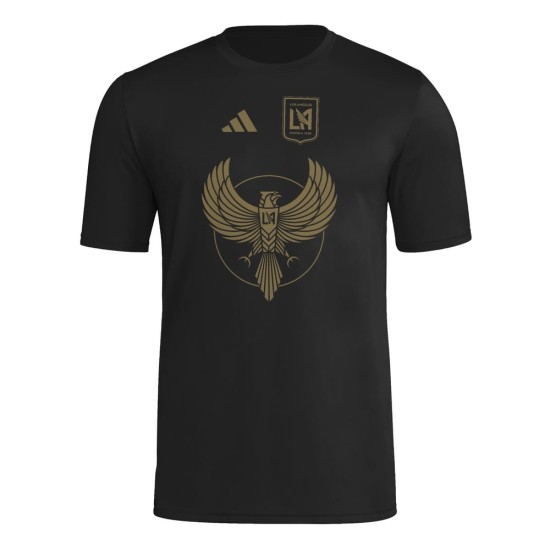 Men's Los Angeles FC 2025 Third Hook AEROREADY Shirt - Black Men's Los Angeles FC 2025 Third Hook AEROREADY Shirt - Black