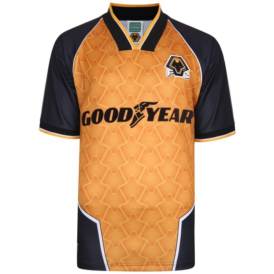 Kid's Wolverhampton Wanderers 1996 Home Retro Shirt