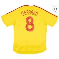 Men's Liverpool 2006/07 Away Retro Shirt Gerrard #8