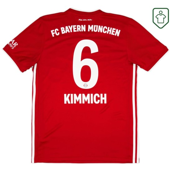Men's Bayern Munich 2020/21 Home Retro Shirt Kimmich #6