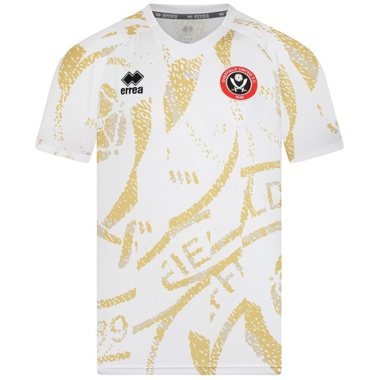 Men's Sheffield United 2025/26 Third Warm Up Shirt - White