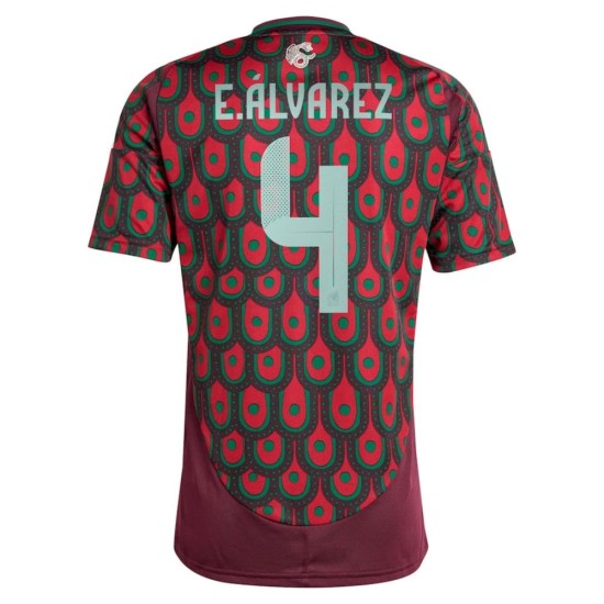 Edson Alvarez #4 Mexico Home Jersey Copa America 2024