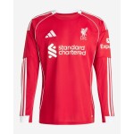 Kid's Liverpool 2025/26 Home Long Sleeve Shirt