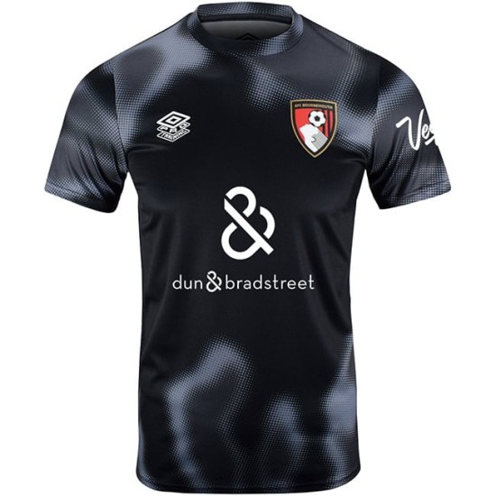 Men's AFC Bournemouth 2024/25 Third Warm Up Shirt - Black Men's AFC Bournemouth 2024/25 Third Warm Up Shirt - Black