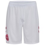 Men's Denmark 2026 Home World Cup Shorts - White Men's Denmark 2026 Home World Cup Shorts - White