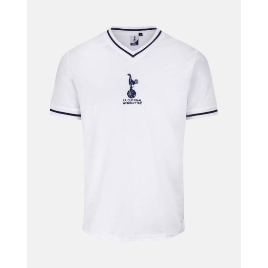Women's Tottenham Hotspur 1981 Home Retro FA Cup Final Shirt #6