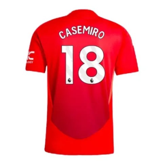 Kid's CASEMIRO Manchester United 2024/25 Home Shirt Kid's CASEMIRO Manchester United 2024/25 Home Shirt