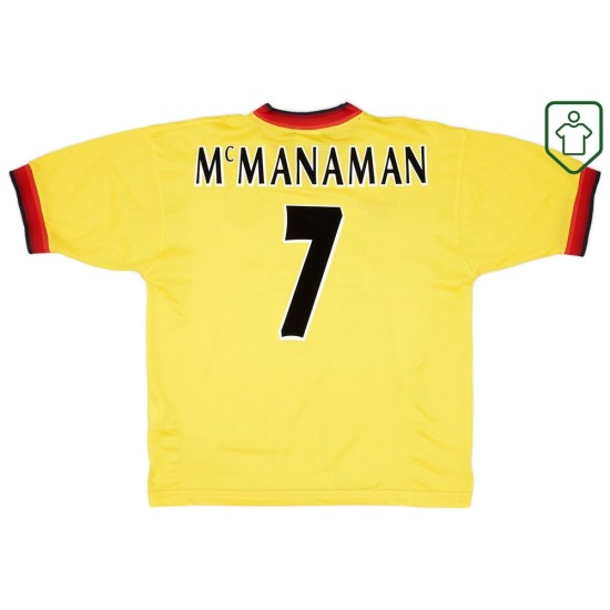 Men's Liverpool 1997/98 Away Retro Shirt McManaman #7