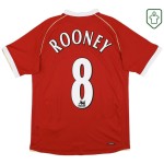 Men's Manchester United 2006/07 Home Retro Shirt Rooney #8 Men's Manchester United 2006/07 Home Retro Shirt Rooney #8