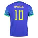 Neymar #10 Brazil Away Jersey World Cup 2022