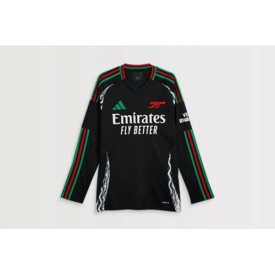 Men's Arsenal 2024/25 Away Long Sleeve Shirt