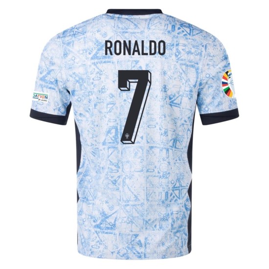 Cristiano Ronaldo #7 Portugal Away Jersey EURO 2024