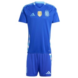 Kid's Argentina Away Jersey+Shorts Copa America 2024