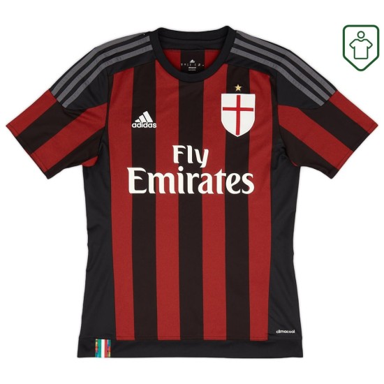 Men's Milan 2015/16 Home Retro Shirt