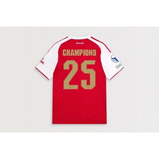 Men's Arsenal 2025/26 Home UWCL Champions Shirt