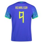 Richarlison #9 Brazil Away Jersey World Cup 2022 Richarlison #9 Brazil Away Jersey World Cup 2022