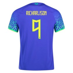 Richarlison #9 Brazil Away Jersey World Cup 2022