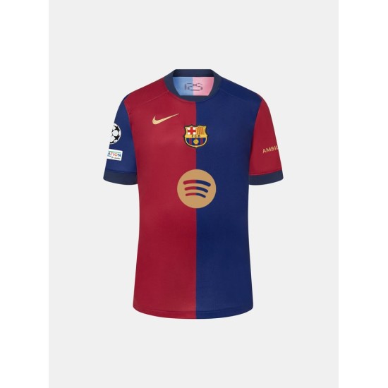 Kid's FC Barcelona 2024/25 Home UCL Shirt Kid's FC Barcelona 2024/25 Home UCL Shirt