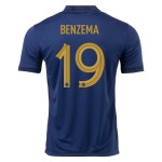 Karim Benzema #19 France Home Jersey World Cup 2022 Karim Benzema #19 France Home Jersey World Cup 2022