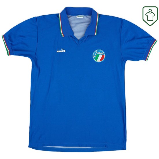 Men's Italy 1986/91 Home Retro Shirt