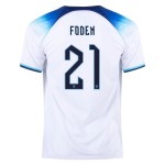 Phil Foden #21 England Home Jersey World Cup 2022
