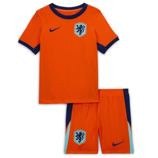 Kid's Netherlands Home Jersey+Shorts EURO 2024 Kid's Netherlands Home Jersey+Shorts EURO 2024