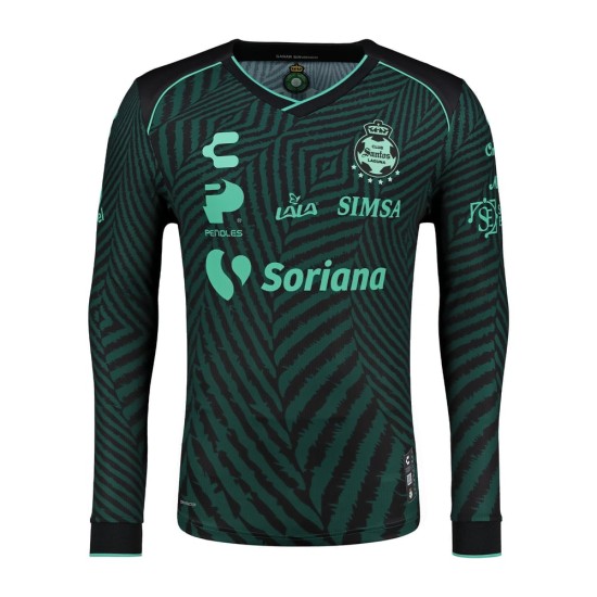Kid's Santos Laguna 2024/25 Away Long Sleeve Shirt Kid's Santos Laguna 2024/25 Away Long Sleeve Shirt