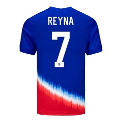 Giovanni Reyna #7 USMNT Away Jersey Copa America 2024