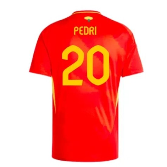 Women's PEDRI Spain 2024/25 Home Shirt Women's PEDRI Spain 2024/25 Home Shirt