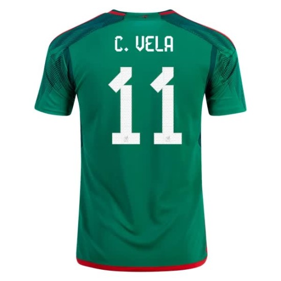 Carlos Vela #11 Mexico Home Jersey World Cup 2022 Carlos Vela #11 Mexico Home Jersey World Cup 2022