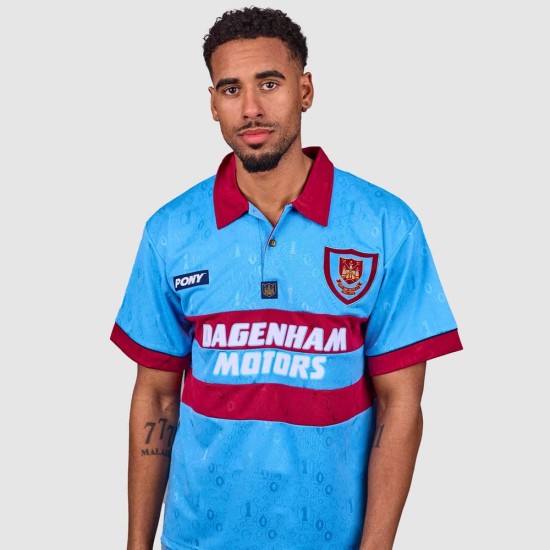 Women's West Ham United 1995 Away Retro Pony Centenary Shirt