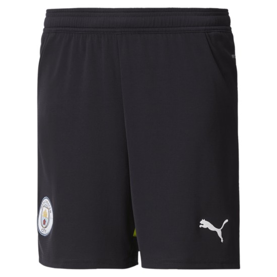 Kid's Manchester City 2024/25 Home Shorts - Black Kid's Manchester City 2024/25 Home Shorts - Black