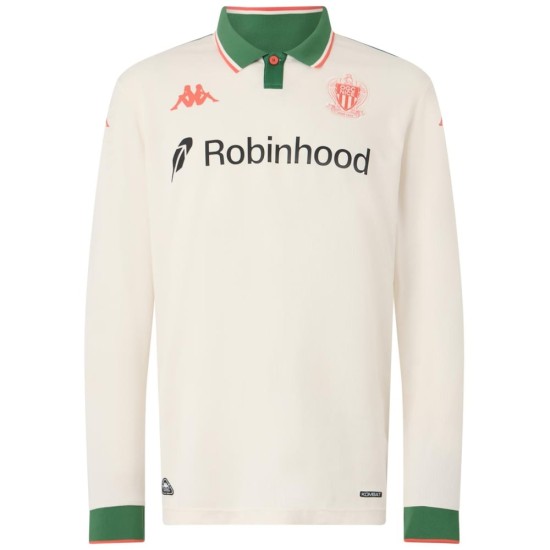 Women's OGC Nice 2025/26 Away Long Sleeve Shirt Women's OGC Nice 2025/26 Away Long Sleeve Shirt