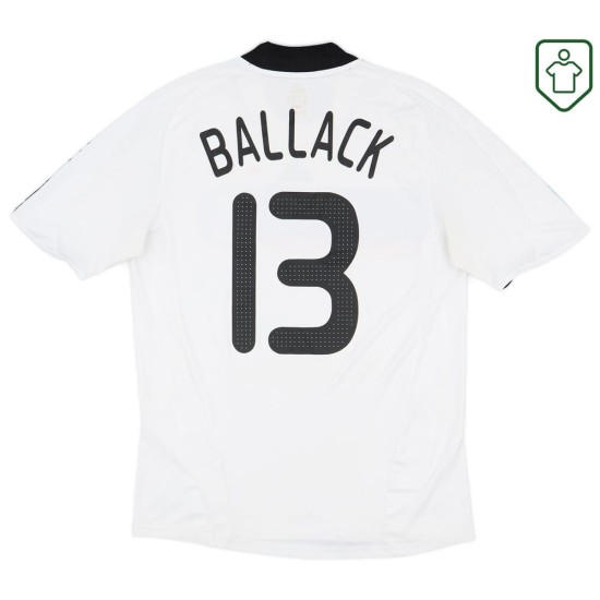 Men's Germany 2008/09 Home Retro Shirt Ballack #13 Men's Germany 2008/09 Home Retro Shirt Ballack #13