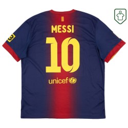 Men's FC Barcelona 2012/13 Home Retro Shirt Messi #10