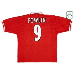 Men's Liverpool 1996/98 Home Retro Shirt Fowler #9