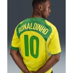 Kid's Brazil 2004 T90 Remake Shirt - Ronaldinho #10 Kid's Brazil 2004 T90 Remake Shirt - Ronaldinho #10