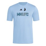 Women's Minnesota United FC 2025 Third Hook AEROREADY Shirt - Blue Women's Minnesota United FC 2025 Third Hook AEROREADY Shirt - Blue